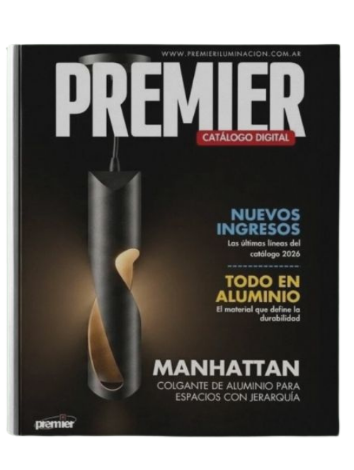 Premier Iluminación Mockup Catálogo fondo transparente