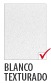 acabado blanco texturado